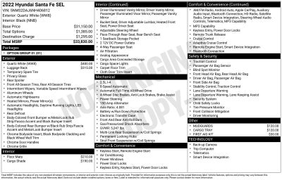 2022 Hyundai Santa Fe SEL