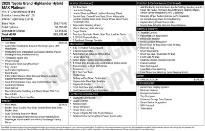 2025 Toyota Grand Highlander Hybrid MAX Limited