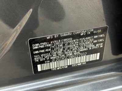 2022 Subaru Crosstrek Sport