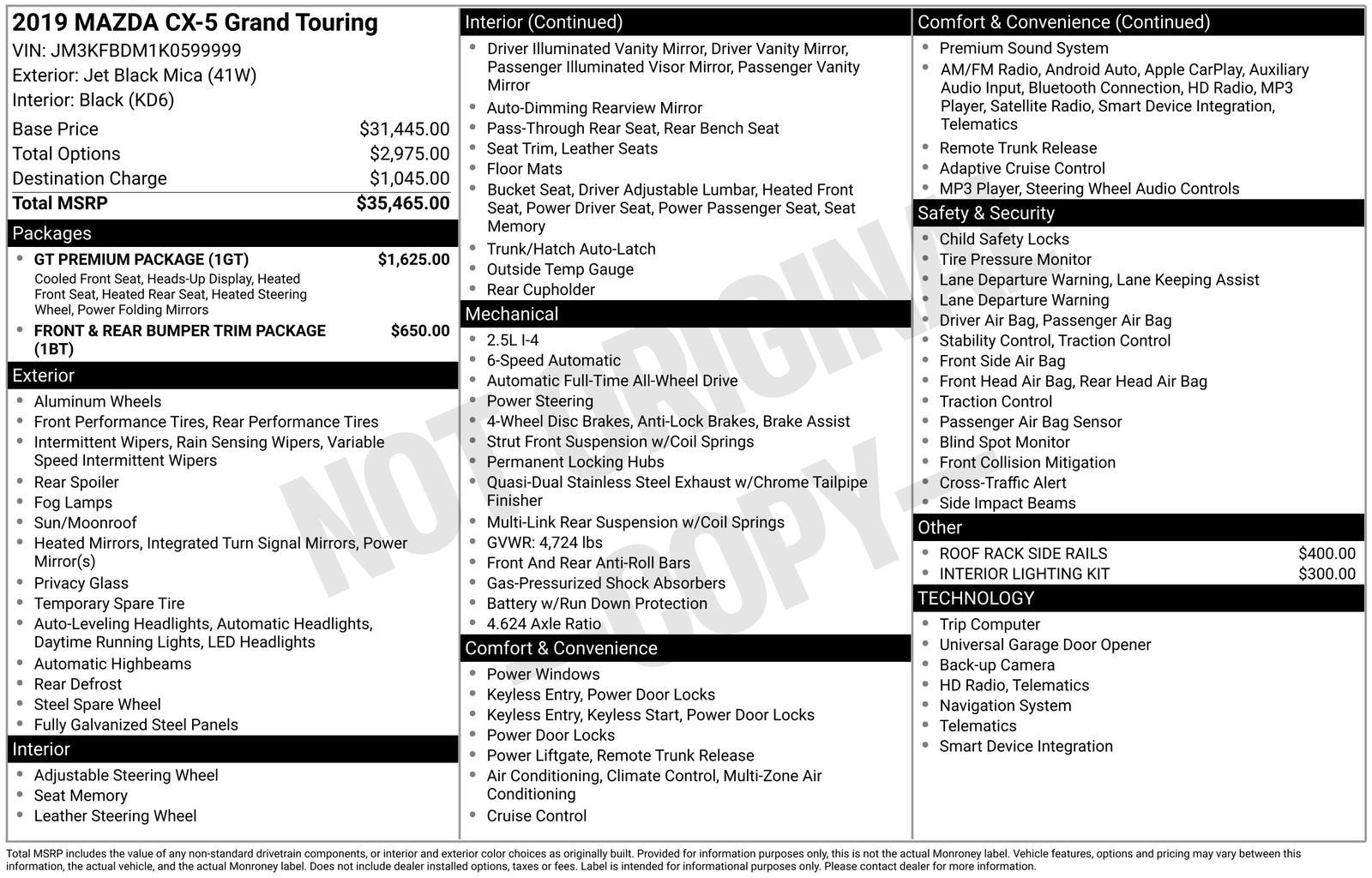 2019 Mazda Mazda CX-5 Grand Touring