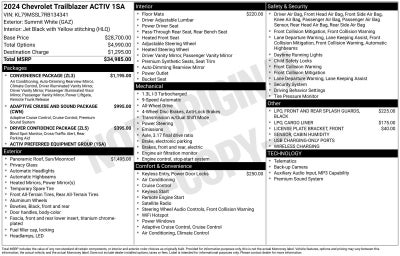 2024 Chevrolet Trailblazer ACTIV
