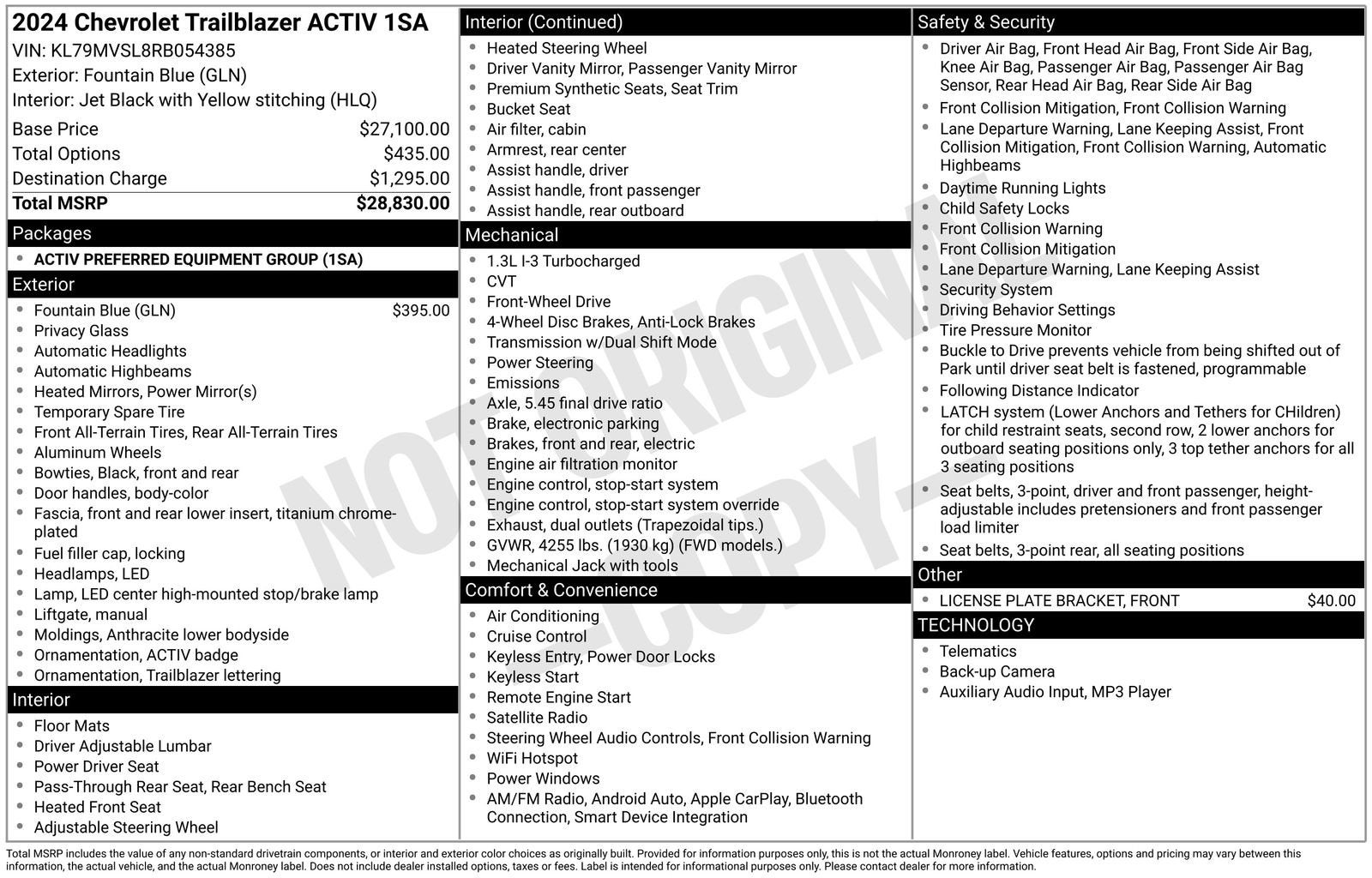 2024 Chevrolet Trailblazer ACTIV