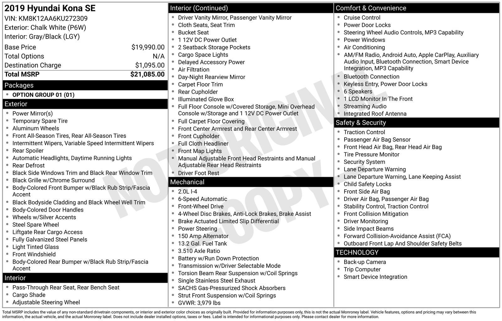 2019 Hyundai Kona SE - Photo 36