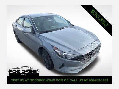 2022 Hyundai Elantra Hybrid Blue