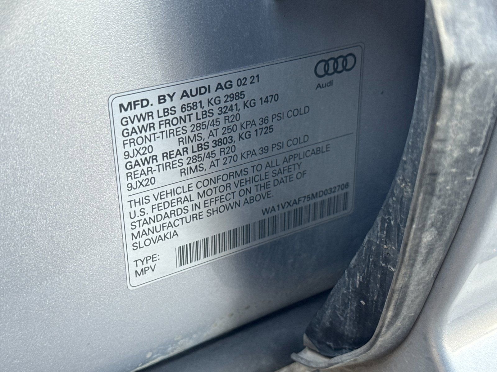 2021 Audi Q7 Prestige