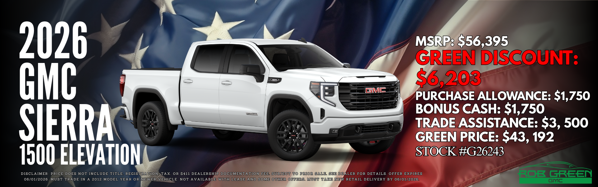 2026 GMC SIERRA 1500 ELEVATION 