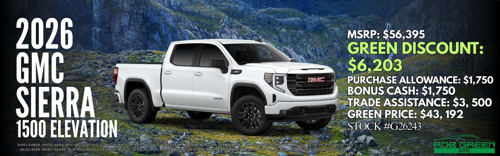 2026 GMC SIERRA 1500 ELEVATION